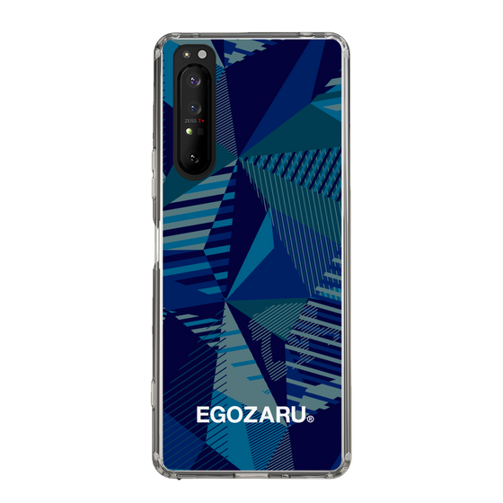 スリムプロテクションケース［ EGOZARU - ワイドジオメトリック ］