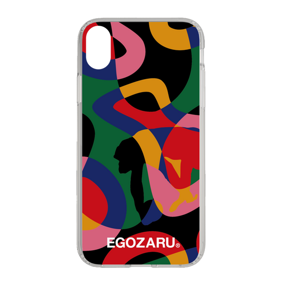 スリムプロテクションケース［ EGOZARU - ポップパターン ］