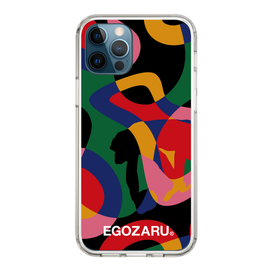 スリムプロテクションケース［ EGOZARU - ポップパターン ］