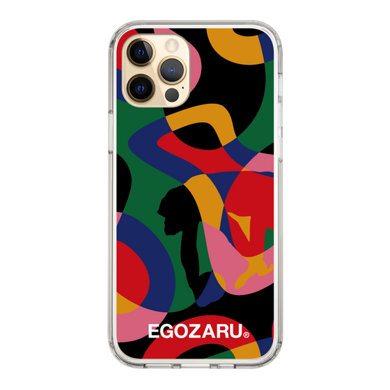 スリムプロテクションケース［ EGOZARU - ポップパターン ］