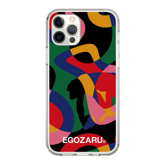 スリムプロテクションケース［ EGOZARU - ポップパターン ］