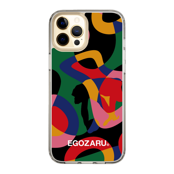 スリムプロテクションケース［ EGOZARU - ポップパターン ］