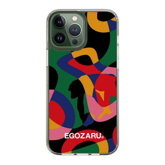 スリムプロテクションケース［ EGOZARU - ポップパターン ］