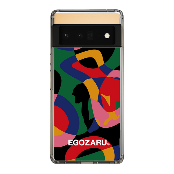 スリムプロテクションケース［ EGOZARU - ポップパターン ］