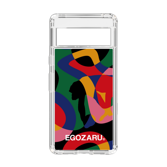 スリムプロテクションケース［ EGOZARU - ポップパターン ］