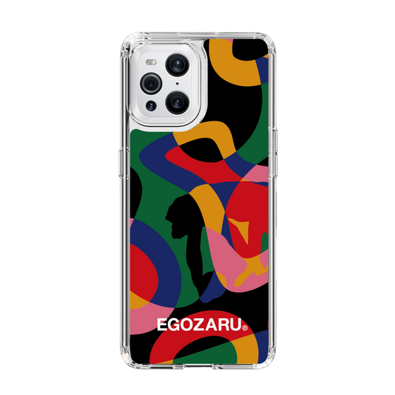 スリムプロテクションケース［ EGOZARU - ポップパターン ］