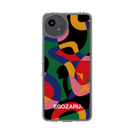 スリムプロテクションケース［ EGOZARU - ポップパターン ］