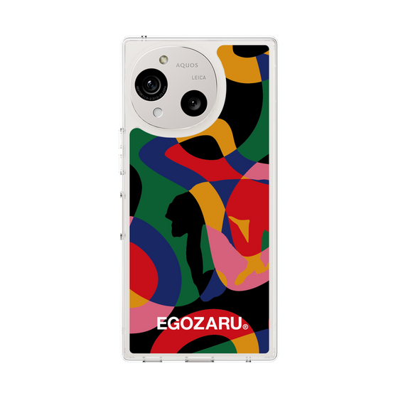 スリムプロテクションケース［ EGOZARU - ポップパターン ］