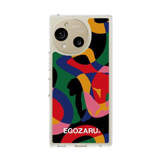 スリムプロテクションケース［ EGOZARU - ポップパターン ］