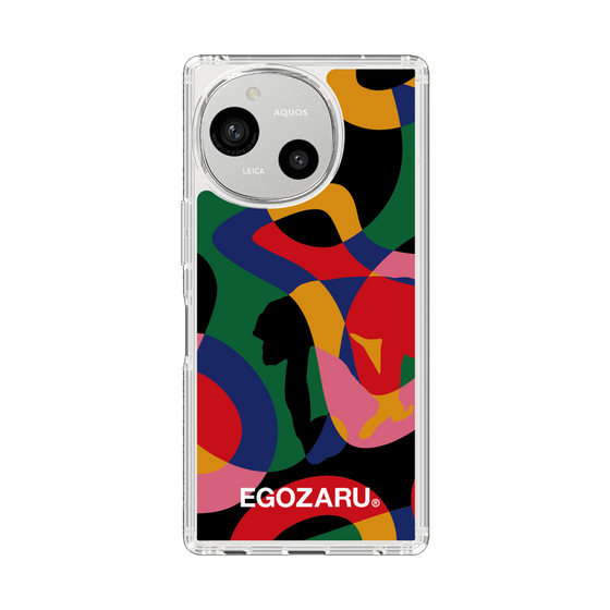 スリムプロテクションケース［ EGOZARU - ポップパターン ］