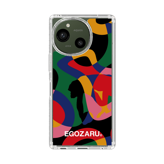 スリムプロテクションケース［ EGOZARU - ポップパターン ］