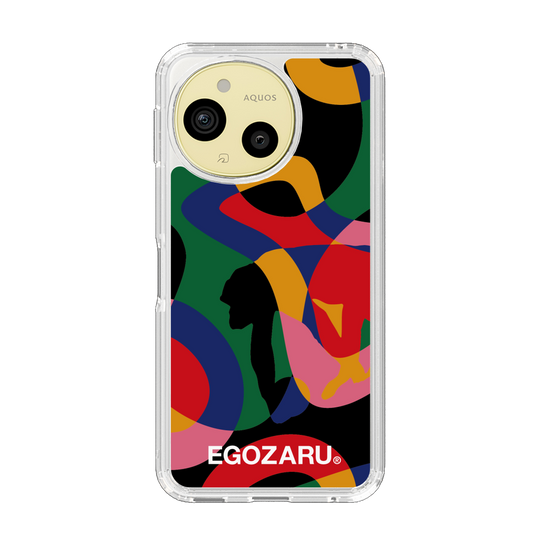 スリムプロテクションケース［ EGOZARU - ポップパターン ］