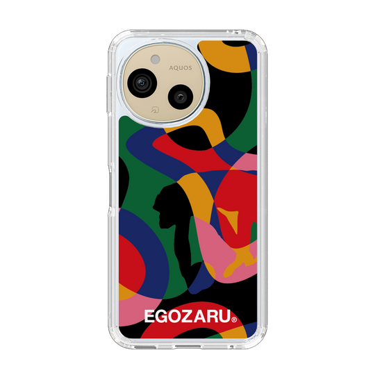 スリムプロテクションケース［ EGOZARU - ポップパターン ］