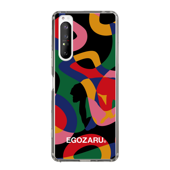 スリムプロテクションケース［ EGOZARU - ポップパターン ］