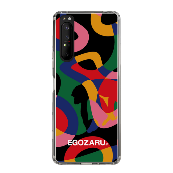 スリムプロテクションケース［ EGOZARU - ポップパターン ］