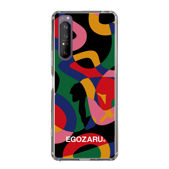 スリムプロテクションケース［ EGOZARU - ポップパターン ］