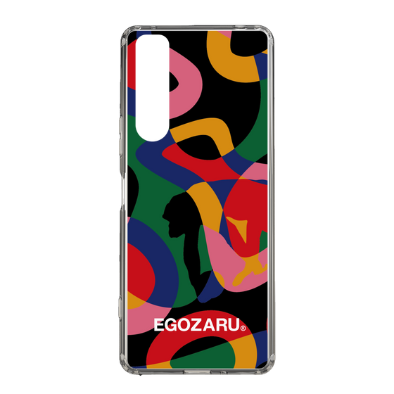 スリムプロテクションケース［ EGOZARU - ポップパターン ］