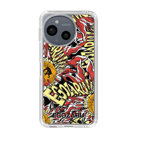 スリムプロテクションケース［ EGOZARU - アメリカンコミック ］