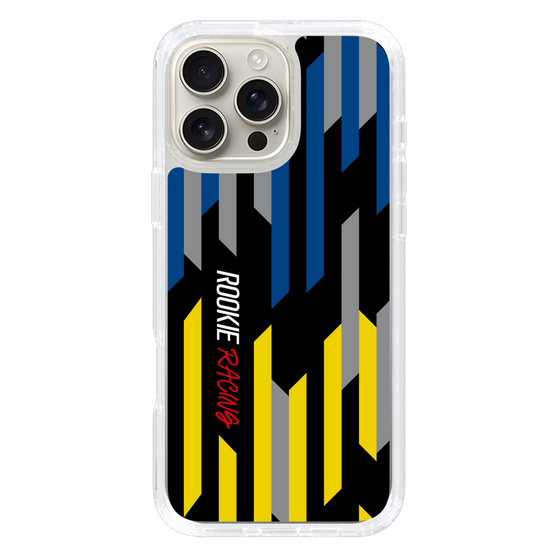 スリムプロテクションケース［ ルーキーレーシング - ジオメトリック - ブラック ］