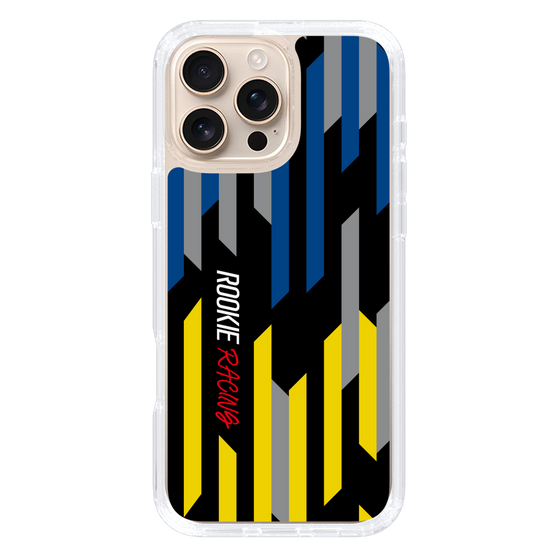 スリムプロテクションケース［ ルーキーレーシング - ジオメトリック - ブラック ］