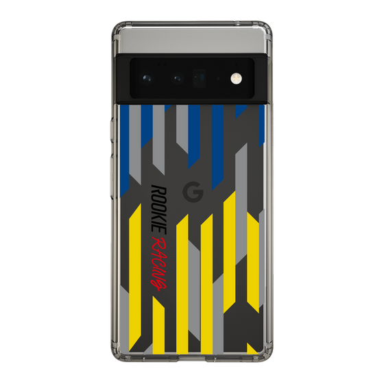 スリムプロテクションケース［ ルーキーレーシング - ジオメトリック - クリア ］