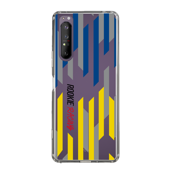 スリムプロテクションケース［ ルーキーレーシング - ジオメトリック - クリア ］