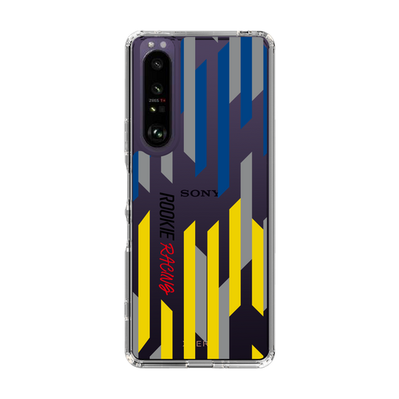 スリムプロテクションケース［ ルーキーレーシング - ジオメトリック - クリア ］