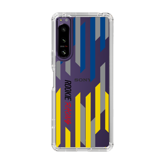 スリムプロテクションケース［ ルーキーレーシング - ジオメトリック - クリア ］