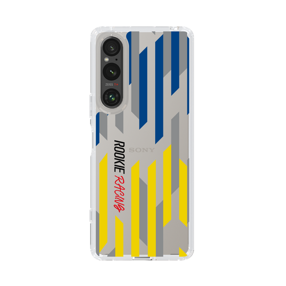 スリムプロテクションケース［ ルーキーレーシング - ジオメトリック - クリア ］