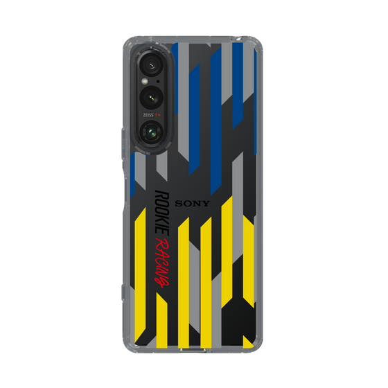 スリムプロテクションケース［ ルーキーレーシング - ジオメトリック - クリア ］