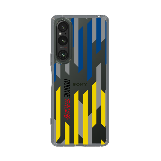 スリムプロテクションケース［ ルーキーレーシング - ジオメトリック - クリア ］