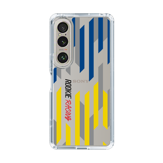 スリムプロテクションケース［ ルーキーレーシング - ジオメトリック - クリア ］