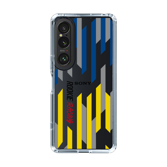 スリムプロテクションケース［ ルーキーレーシング - ジオメトリック - クリア ］