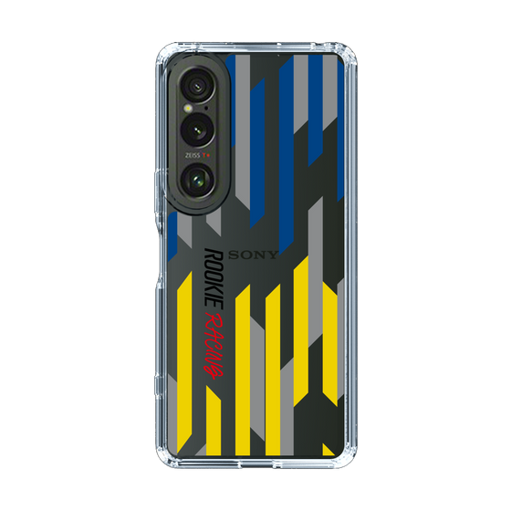 スリムプロテクションケース［ ルーキーレーシング - ジオメトリック - クリア ］