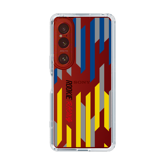 スリムプロテクションケース［ ルーキーレーシング - ジオメトリック - クリア ］