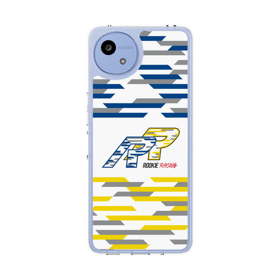 スリムプロテクションケース［ ルーキーレーシング - RRロゴ - ホワイト ］