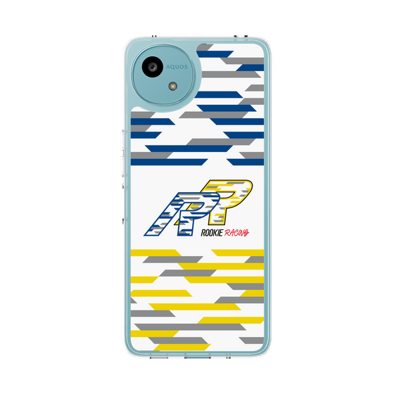 スリムプロテクションケース［ ルーキーレーシング - RRロゴ - ホワイト ］