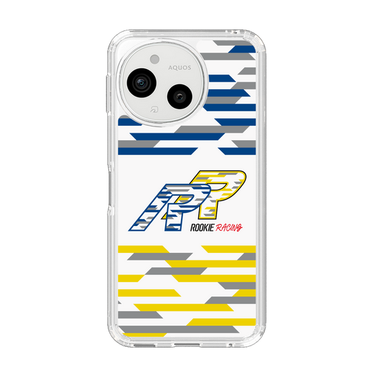 スリムプロテクションケース［ ルーキーレーシング - RRロゴ - ホワイト ］