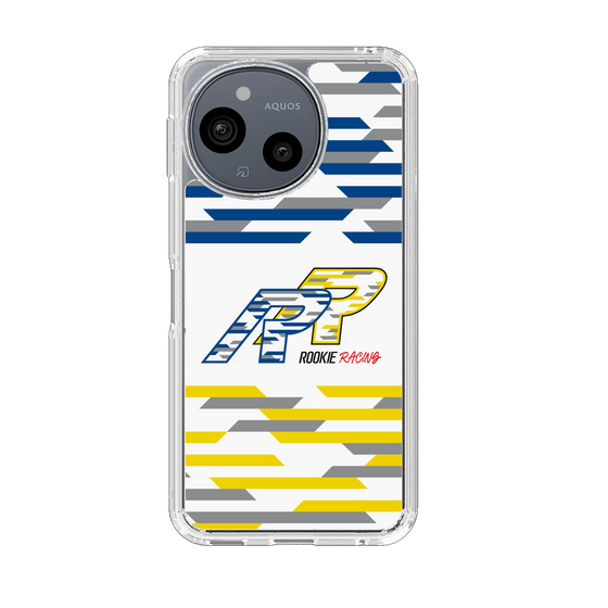 スリムプロテクションケース［ ルーキーレーシング - RRロゴ - ホワイト ］