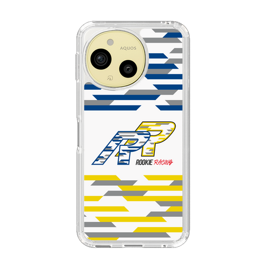 スリムプロテクションケース［ ルーキーレーシング - RRロゴ - ホワイト ］