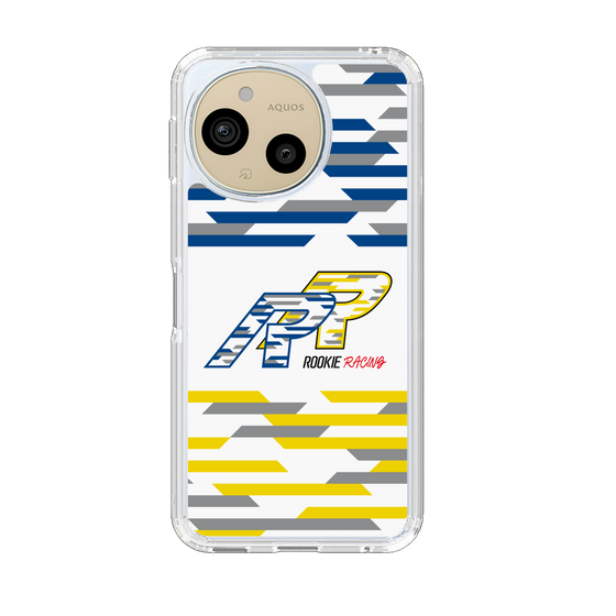 スリムプロテクションケース［ ルーキーレーシング - RRロゴ - ホワイト ］