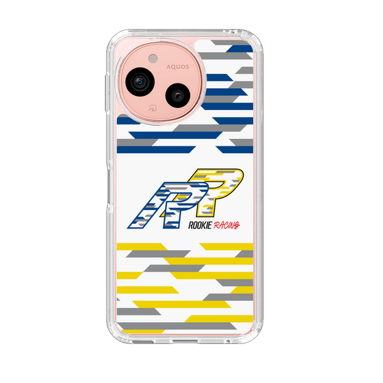 スリムプロテクションケース［ ルーキーレーシング - RRロゴ - ホワイト ］