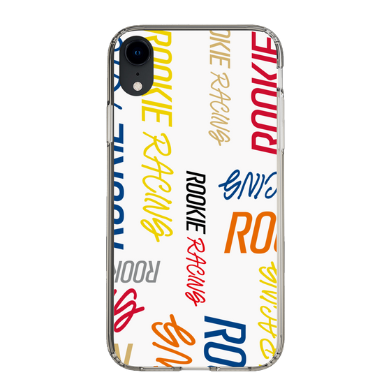 スリムプロテクションケース［ ルーキーレーシング - カラフルロゴ - ホワイト ］