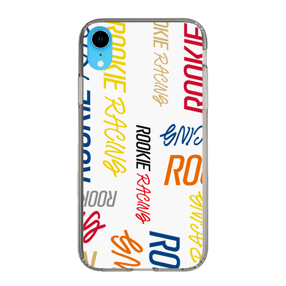 スリムプロテクションケース［ ルーキーレーシング - カラフルロゴ - ホワイト ］