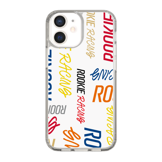 スリムプロテクションケース［ ルーキーレーシング - カラフルロゴ - ホワイト ］