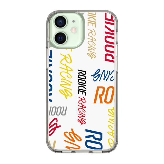 スリムプロテクションケース［ ルーキーレーシング - カラフルロゴ - ホワイト ］