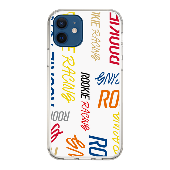 スリムプロテクションケース［ ルーキーレーシング - カラフルロゴ - ホワイト ］