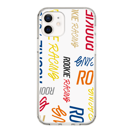 スリムプロテクションケース［ ルーキーレーシング - カラフルロゴ - ホワイト ］