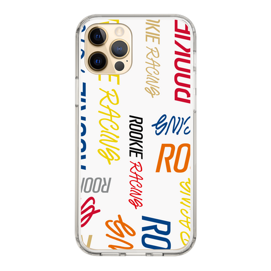 スリムプロテクションケース［ ルーキーレーシング - カラフルロゴ - ホワイト ］