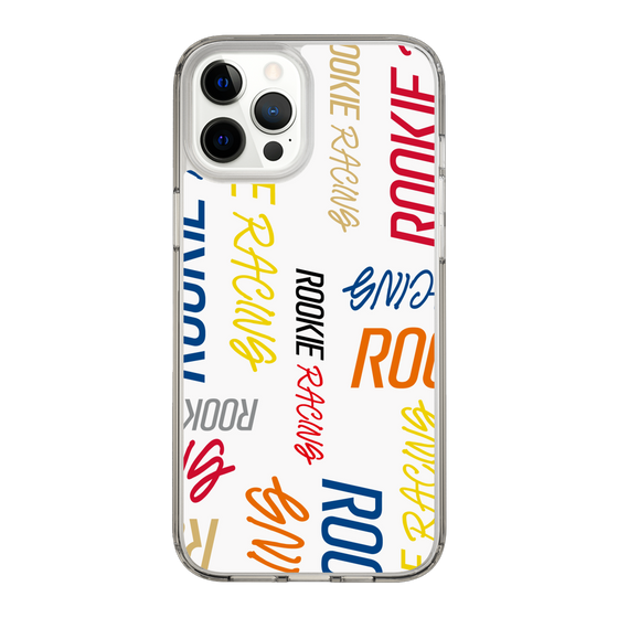 スリムプロテクションケース［ ルーキーレーシング - カラフルロゴ - ホワイト ］